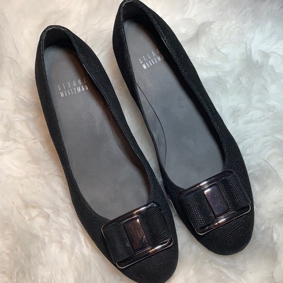 🦋 Stuart Weitzman gorgeous black wedges, size 6.5M - Picture 2 of 12